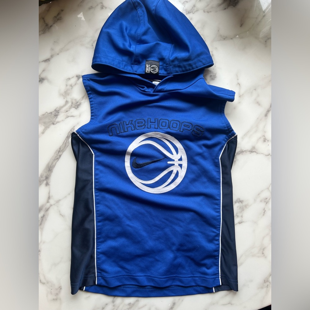 Vintage Nike Hoops Medium 10/12 Sleeveless Hoodie
